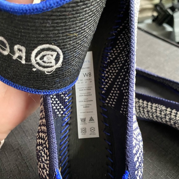 Navy houndstooth Rothy’s. Size 8. Barely worn! - Picture 5 of 5